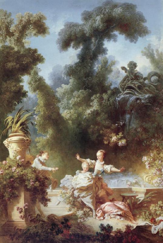 Jean-Honore Fragonard The Progress of love France oil painting art
